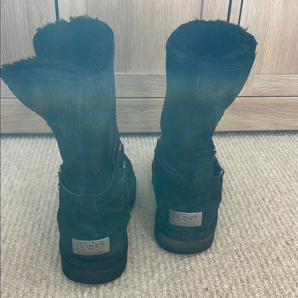 UGG Black Shearling Boots - Waterproof